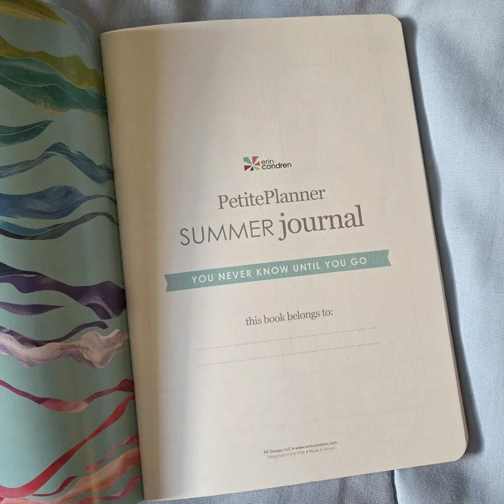Erin Condren Summer Memories Petite Planner Journal NEW